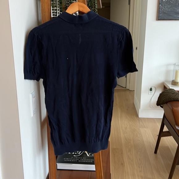 H&M Fitted Blue Polo Small - Picture 2 of 2